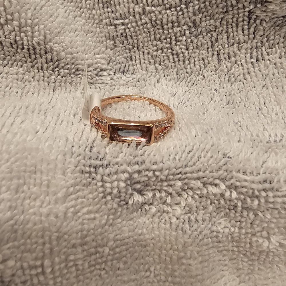 Rainbow Topaz Ring Size 8